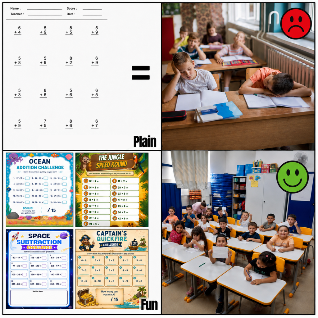 Area and Perimeter Worksheet Pack (Sports Centre Themed) | KS2 Printable Math Worksheets