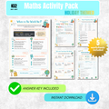 Summer Holiday Maths Worksheet Pack | KS2 Printable Math Worksheets