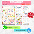 Division Worksheet Pack (Sweets Themed) | KS1 & KS2 Printable Math Worksheets