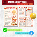 Chinese New Year Maths Worksheet Pack | KS1 Printable Math Worksheets