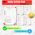 Christmas Maths Worksheet Pack | KS2 Printable Math Worksheets