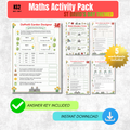 St David's Day Maths Worksheet Pack | KS2 Printable Math Worksheets