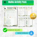 St Patrick's Day Maths Worksheet Pack | KS2 Printable Math Worksheets