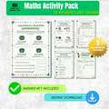 St Patrick's Day Maths Worksheet Pack | KS1 Printable Math Worksheets